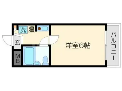 ICHIEI(1K/5階)の間取り写真