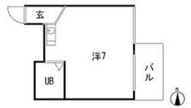 パクトール守口(ワンルーム/2階)の間取り写真