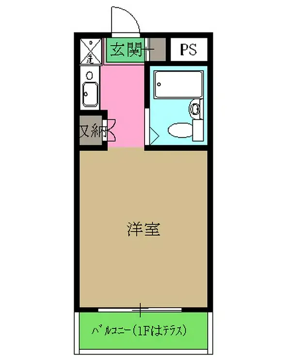 千信レジデンス 1階階 間取り