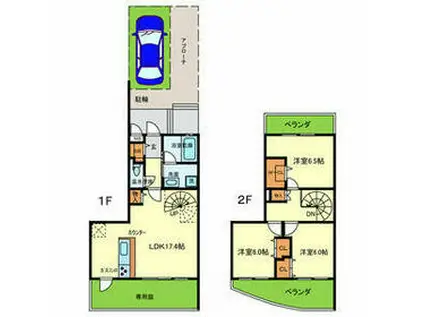 ジョイフルメゾン(3LDK)の間取り写真