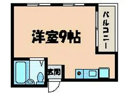 Fビル新栄Ⅰ(ワンルーム/3階)の間取り写真