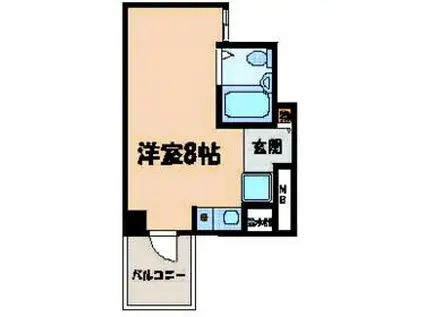 Fビル新栄Ⅰ(ワンルーム/3階)の間取り写真