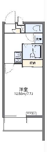 レオパレスYAMAZAKI(1K/2階)の間取り写真