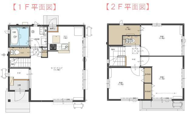近鉄名古屋線 近鉄四日市駅 徒歩13分 2階建 築11年(3LDK)の間取り写真