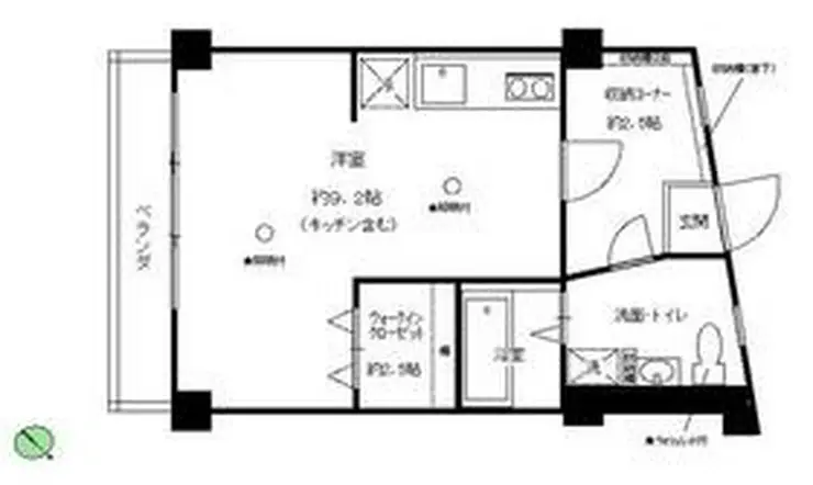 明和ビル 2階階 間取り