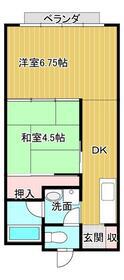 印東マンション(2DK/3階)の間取り写真