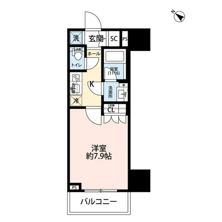 プレール・ドゥーク王子 5階階 間取り