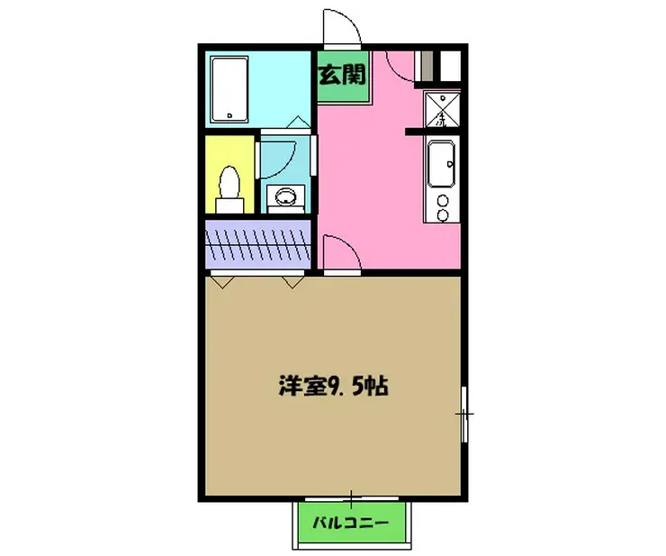 ハイツクラール 2階階 間取り