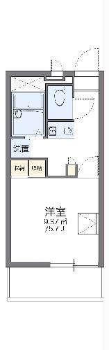 レオパレスエスペランサ分梅(1K/3階)の間取り写真