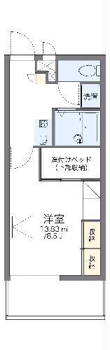 レオパレス城間(1K/2階)の間取り写真