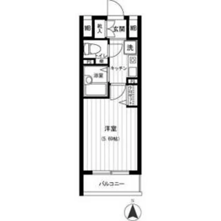 クレメント白金JP 3階階 間取り