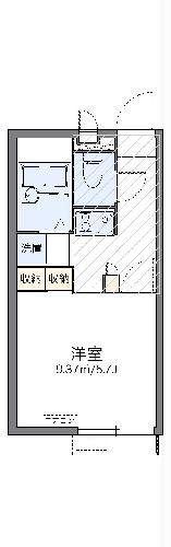レオパレストリメゾン(1K/2階)の間取り写真