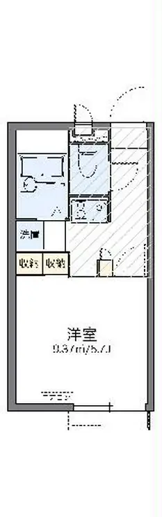 レオパレストリメゾン 2階階 間取り