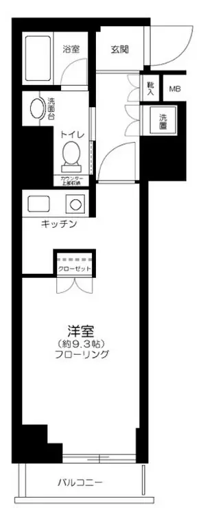 フィールA渋谷 7階階 間取り