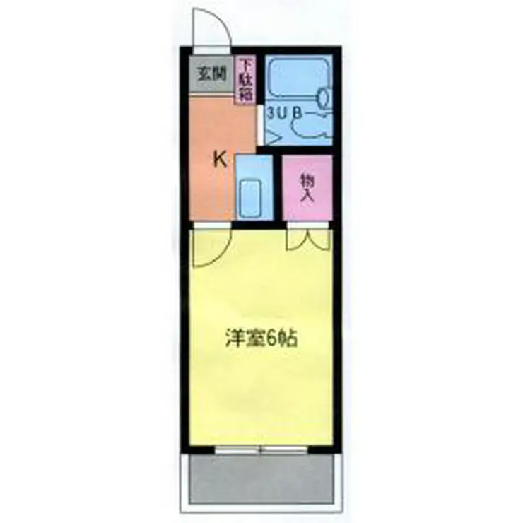 ラフォーレ大成 2階階 間取り
