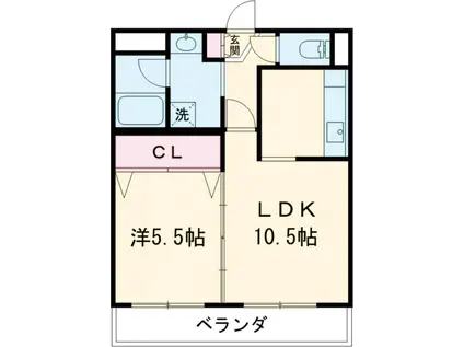 ソル・レヴァンテ 錦 (1LDK/3階)の間取り写真