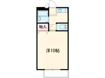 メゾン・ド・セゾンⅡ(1K/1階)の間取り写真