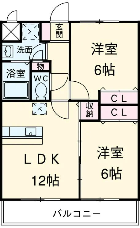 メゾンさがみ 4階階 間取り
