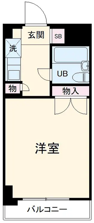 モナークマンション武蔵新城第2 3階階 間取り