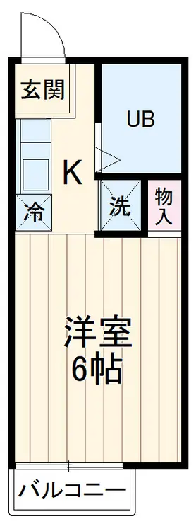 ジュネスM・T 2階階 間取り
