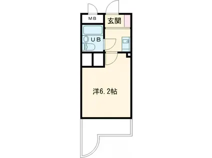 ライオンズマンション八王子第六(1K/4階)の間取り写真