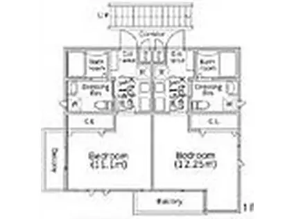 FRAGARIA-E(1K/3階)の間取り写真