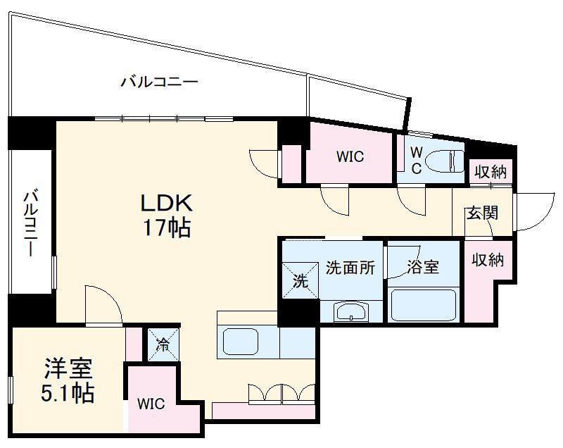 MOTHER2(1SLDK/2階)の間取り写真