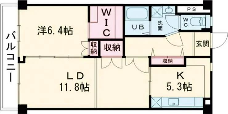 駒場ネオパレス 8階階 間取り