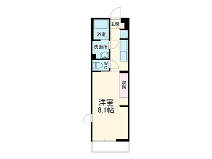 リブリ・藤沢ザ・テラス(1K/2階)の間取り写真