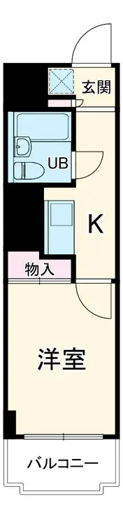 ベル島田 5階階 間取り