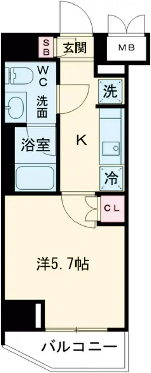 ライジングプレイス綾瀬二番館 1階階 間取り