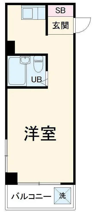 ポートハイム前里町 5階階 間取り