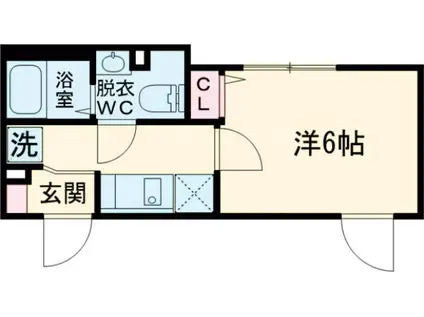 レピュア町屋レジデンスⅡ(1K/4階)の間取り写真