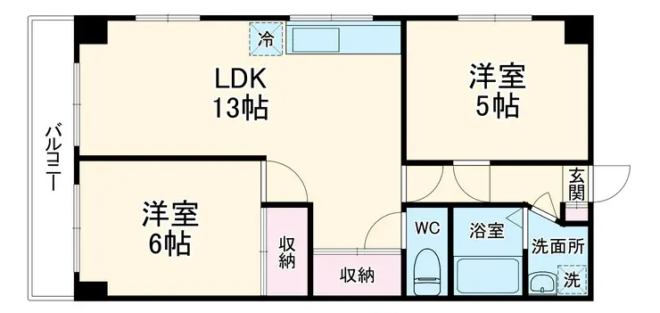 ハイライフ第二行徳 3階階 間取り