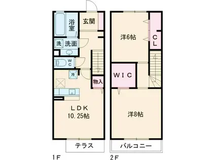 メゾン・ラマージュ(2LDK)の間取り写真