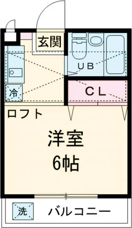 エスペランス喜多見 2階階 間取り