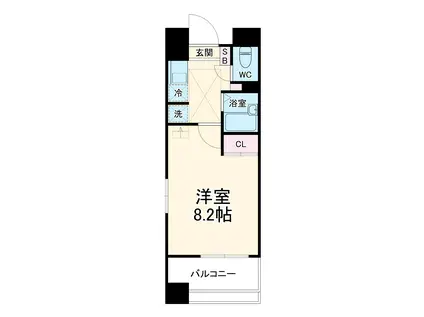 SKコートⅣ(1K/3階)の間取り写真