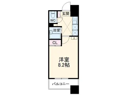 SKコートⅣ(1K/5階)の間取り写真