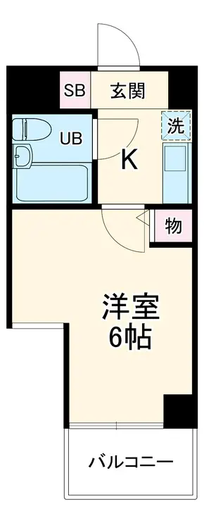 ライオンズプラザ平塚宝町 6階階 間取り