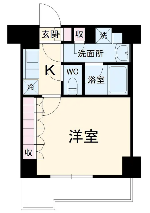 ルーブル武蔵小杉伍番館 1階階 間取り