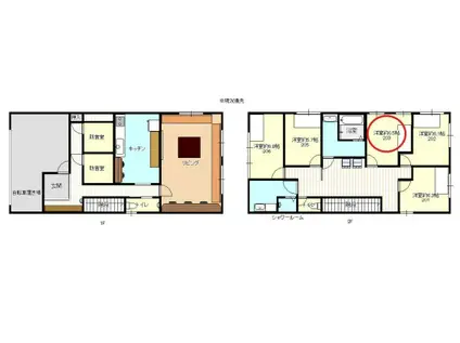 シェアハウス栄町(ワンルーム/2階)の間取り写真