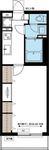 リブリ・新都心Ⅱ(1K/2階)の間取り写真