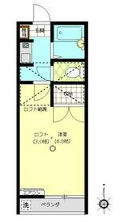アルファ11 2階階 間取り