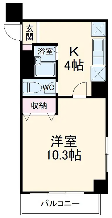 サンライズビル 3階階 間取り