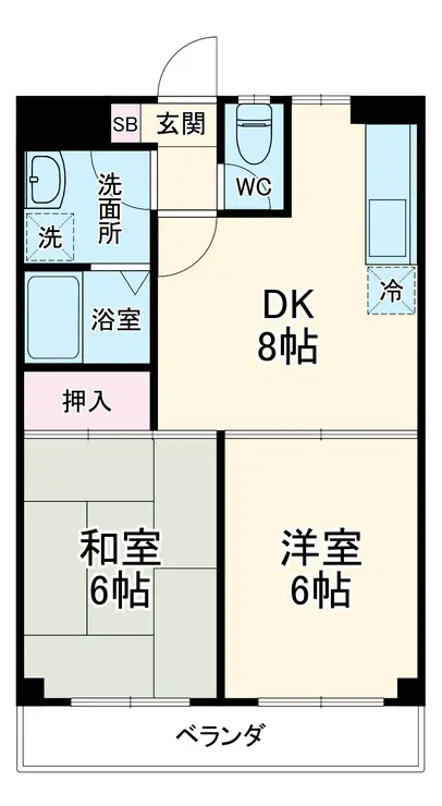 ストリーム市川 3階階 間取り