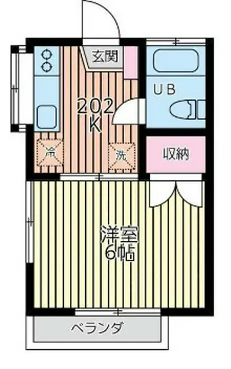エクレール相南 2階階 間取り