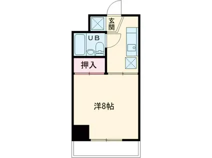 パレス90(1K/3階)の間取り写真