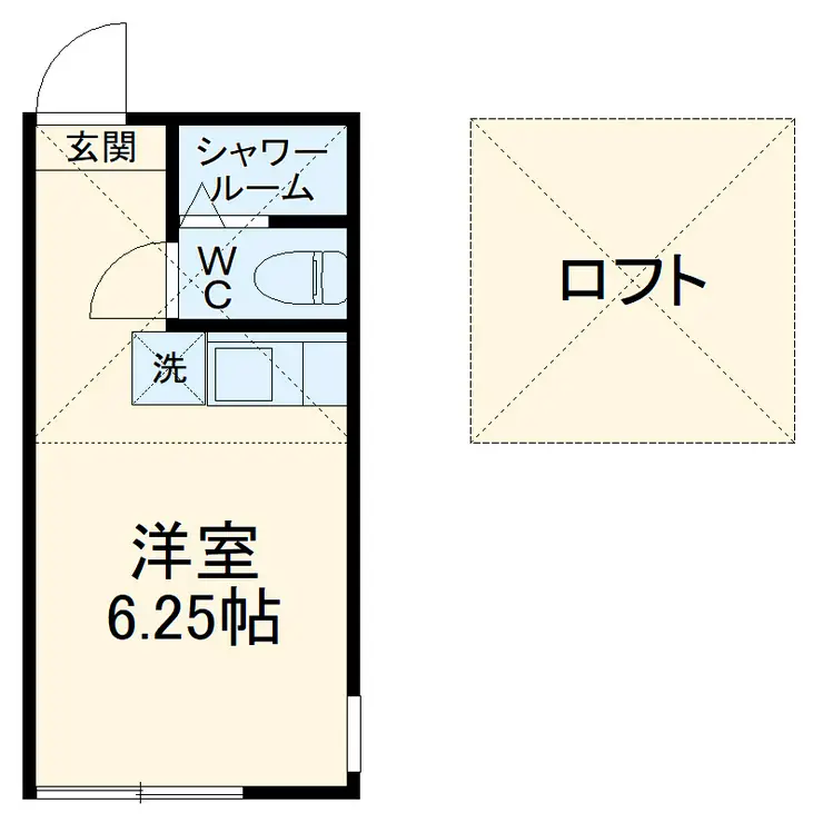ユナイト吉野町アルバータの杜 2階階 間取り