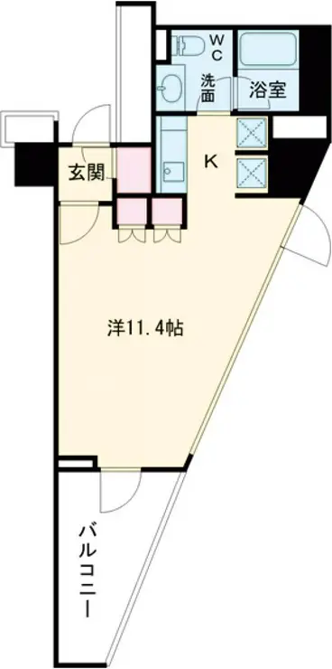 パークハウス東中野リヴゴーシュ 3階階 間取り