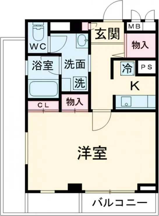 エクセラン池袋 4階階 間取り